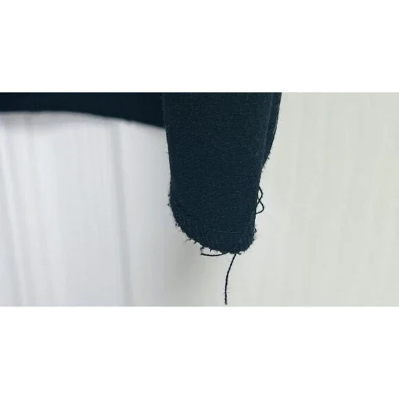 Zara Woman Basic Sleeveless Black Unlined Sheath Dress Small Pullover V-neck - Picture 5 of 9